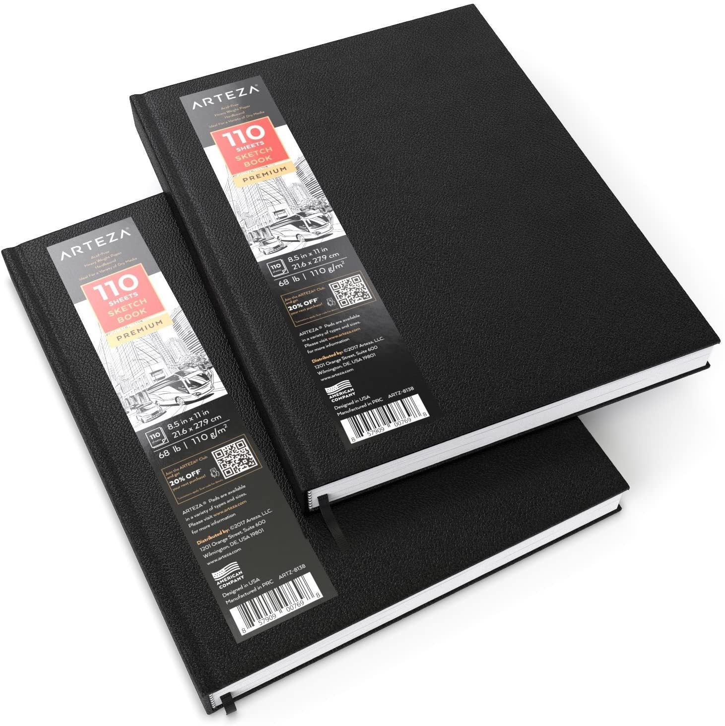 Sketchbook, Hardbound, 8.5