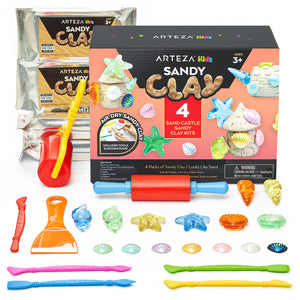 Kids Sandy Clay Sand Castle - 4 Pack