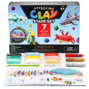 Kids Clay Stage Set, Sea Life
