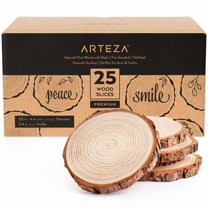 Wood Slices Set of 25