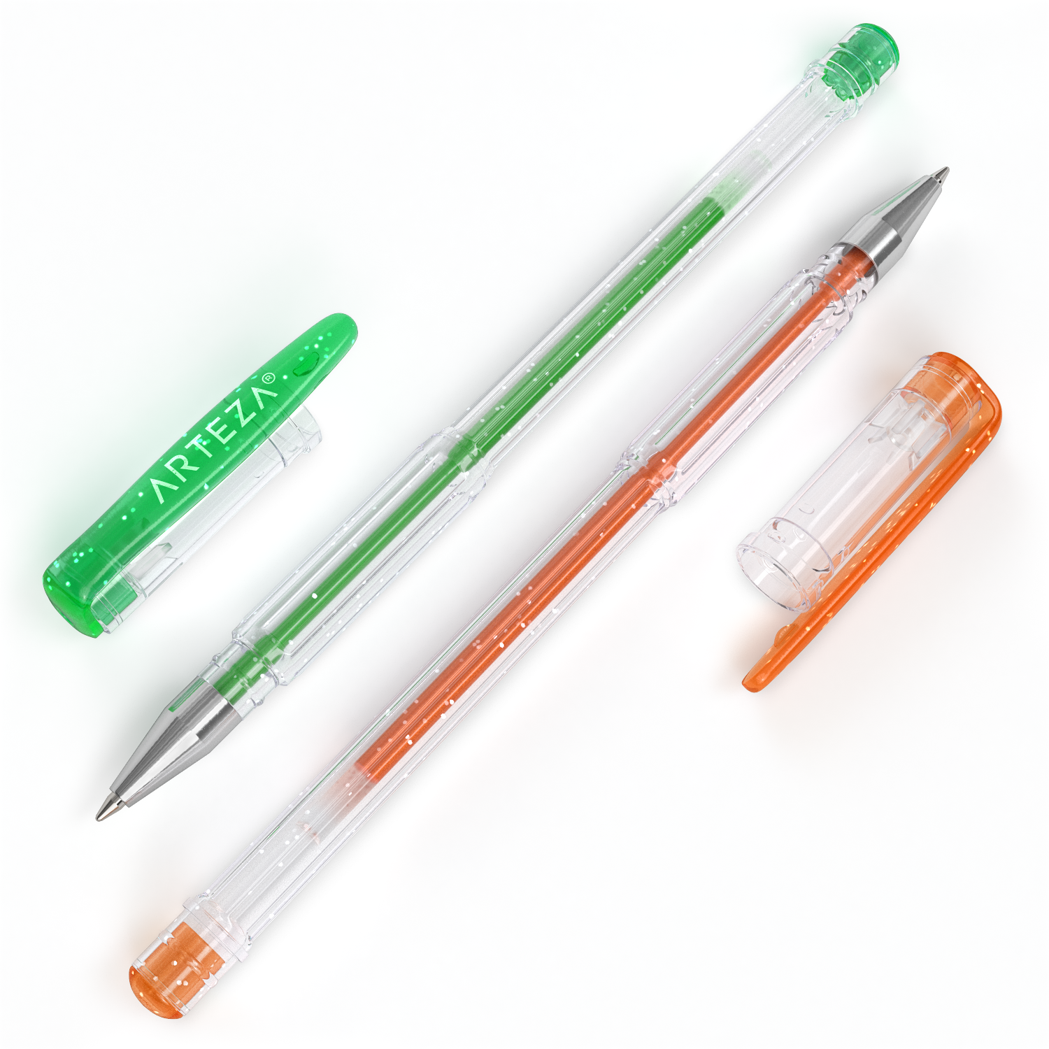 Gel Ink Pens, Glitter - Set of 14