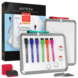 Framed Magnetic Dry Erase Lapboards, 8.5