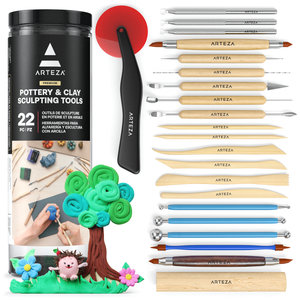 Pottery and Clay Sculpting Tools - Set of 22
