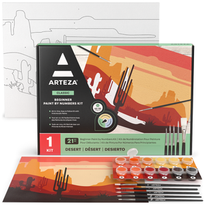 Paint by Numbers, Desert - Beginner Level Kit